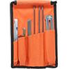 Generic Kit di lime per affilare parti a catena con manico in legno Profondimetro Custodia per attrezzi da 5 32 3 16 7 pollici lime per affilare limatura tutte le lame per motoseghe rapido accurato portatile