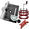 Generic Kit di sollevamento manuale, sistema di sollevamento del router, sistema di sega da banco, kit di sollevamento manuale per sega da tavolo, inserto per sega da tavolo, sistema di base per scanalature,