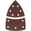 Bosch 2609256098 - Foglio abrasivo per levigatrice multipla con 11 fori/chiusura a velcro, grana 40 (10 pezzi)