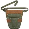 ZYNCUE Borsa portautensili da giardino portatile, per uso intensivo, 8 tasche in tela cerata con cinghie regolabili, per giardinaggio e legna da ardere