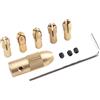 YobiLife Affidabile ottone trapano mandrino Set 0 5 3 0mm punte per trapano elettronico (5,05 mm)