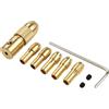 YobiLife Set di punte per trapano elettrico 8 pezzi con pinze per tappi in rame per una perforazione efficace del materiale