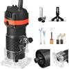ZPYXBH Rifilatore Per Legno, Fresatrice Verticale 800W Trimmer Elettrica 30000R/Min Rifilatore Laminatore Lavorazione Del Legno Con Una Sola Mano Trim Router Per Rifilatura Scanalatura