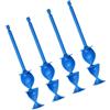 Sbshiouu 4Pcs Resine Epossidiche Miscelatori Helix Vernice Agitazione Asta Trapano Attacco Resine Miscelatori Mescolatore Paddle Drill Miscelazione Elettrica