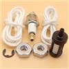 AOLUOER Corda di avviamento M8 Dadi a barra Set filtro carburante Adatto for S//T//I//H//L MS200 T MS210 MS230 MS240 MS250 MS260 020 021 023 025 026 Motosega
