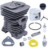 DORFEY Kit cilindro pistone da 40 mm adatto for motosega h-u-s-q-v-a-r-n=a 136 137 141 142 Sostituzione 530069941 Tappo carburante Filtro Linea Cuscinetto ad aghi