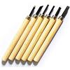 HAND Wood Carving Hobbycraft Xilografia Tool/Scalpelli 135 millimetri - Lotto di 6
