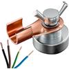 Genérico Di Saldatura Magnetica: Connettore Di Aspirazione Da 90 Mm, Morsetto Per Elettrodo In Rame, Accessorio Per Saldatore Girevole | Potente Dispositivo Di Collegamento A Per Attività Di Elect