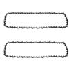 Brlyeeanze Catena per motosega da 45,7 cm (passo 3/8 LP calibro .50 62 maglie), adatta per Oregon, Husqvarna 136, 137, 142, 240, KAKEI, Poulan, Craftsman, Echo e altri (2 pezzi)