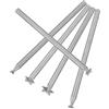 DOITOOL 5 pezzi Punte per Incisione Elettrica Legno Gambo Teste Sostitutive per Utensile Rotante Per Intaglio Falegnameria e Modellismo