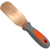 WEDO Coltello per stucco senza scintille con lama dritta e manico confortevole, 50 x 218 mm, strumento di vernice raschietto di sicurezza senza scintille, rame al berillio, non magnetico, standard DIN