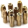 CHJIENJUJIDZ 10pcs Mini Drill Chucks Adattatore 0.5mm-3.2mm Chuck Adattatore Micro Micro Pink Brass per Power Rotary Tool