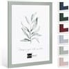 Bildershop-24 Cornice portafoto moderna stabile Paris, 50 x 70 cm, verde pastello, cornice intercambiabile, cornice per poster, puzzle