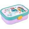 Mepal - Porta Pranzo Campus - Porta Pranzo Bento per Bambini - Porta Pranzo con Scomparto Bento e Forchetta - Con Chiusura a Clip - Senza BPA e Lavabile in Lavastoviglie - 750 ml - Disney Princess