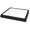 KOLORENO LED Potente Illuminazione Classic 24W - Pannello LED Quadrato Da Incasso - Pannello LED a Montaggio Superficiale - Bianco Neutro (4500K) - Nero - 280x280x30mm