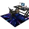Tkuhknag 60 x 70 cm Tappetino protettivo per pavimenti duri per sedia da ufficio, Tappetino Protettivo Antiscivolo, Spessore 4 mm, Tappeto Sedia da Ufficio per parquet, laminato, pavimento e piastrelle