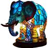 Generico Retro Resina macchiata Animale Lampada da Tavolo,Animale Serie di lampade da Tavolo Lampada da Comodino Piccolo Luce Notturna Decorativo
