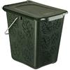 Rotho Pattumiera Rotho Greenline 7l in verde, plastica, verde scuro, grande (7 litri)