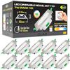 CLAR - Downlight LED da Incasso Soffitto, Faretti LED per Interni Dimmerabili 7W, Selettore 3 Tonalità, Nichel (Pack 10)