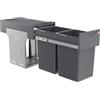 Hailo 3666101 Contenitore per rifiuti TA Swing 30.2 / 30 per armadi da larghezza 300 mm con porta girevole