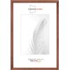 Duisburger-Rahmen24 Cornice portafoto in legno sottile, 15 x 22 cm, colore marrone rustico, con vetro sintetico infrangibile e antiriflesso, cornice per poster, puzzle, foto collage DR076