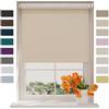 Raamdecoratie DTCH® Tenda a rullo oscurate senza fori 140 x 190 cm (LxA) Sabbia - 80 x 190 cm (LxH), Misure da 40 a 240 cm di larghezza, tende a rullo per finestre senza forare, Tenda oscurante