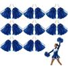 EAVUYIS 16 pezzi pompon da cheerleader colorati con manico per eventi sportivi, gare scolastiche, serate danzanti e rave