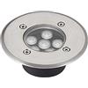 WZYJLyds Proiettore LED da Incasso per Esterni Ultra-Sottile, Impermeabile IP67, Adatto per l'illuminazione del Giardino, Cortile e paesaggistica (Colore : Bianco Caldo, Misurare : 6W 120 * 50mm)