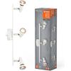 LEDVANCE LED SPOT GU10 3 x 3,4 W, 690 lm, bianco, temperatura di colore 2.700 K, colore della luce bianco caldo, design senza tempo, lampada LED sostituibile, ideale per interni, teste regolabili