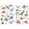 Joeyan 2 PCS Dinosauri Adesivi per Mobili, Trasferibili a Decalcomania, Ragazzi Regali DIY, Artigianato Transfer Stickers Decorativi per Camera dei Bambini, per Legno Ceramica Vetro e Plastica,40x28cm