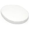 Stokke Lenzuolo sotto Sleepi Mini, White - Morbide lenzuola per sogni dolcissimi - Per il materasso ovale Sleepi Mini - Sicuro, elegante e lavabile - 100% morbido percalle di cotone