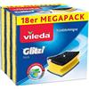 Vileda Glitter Plus Pulitore per topi con effetto anti-batterico, assorbente (18 pezzi)