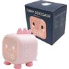 Hsthe Sea Sveglia Digitale per Bambini con Luce Notturna Snooze Timer Temperatura Sleep Trainer Rosa