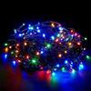 COSE DA CASA Luci natalizie a batteria Catena Luminosa 144 LED Multicolore lunga 14 metri con Timer Interno Esterno Luce di Natale colorate per alberi di Natale, balconi, finestre, terrazze