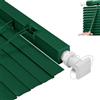 Generico Persiana alla Veneziana in Alluminio, 40 60 70 80 90 100 110 130 150 160 180 215 cm Fissaggio a Soffitto Incluso, Protezione dai Raggi UV, Design Moderno(Verde scuro)