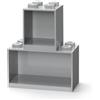 Room Copenhagen Set di mattoncini Lego, 2 Pezzi, Grigio, One Size