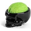 Seletti Brainwash Porta Sapone Teschio Nero e Saponetta Verde