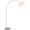 Trio Leuchten Trio 461100101 Piantana Arco, Bianco E27, 60 W, 100 x 30 x 215 centimeters