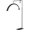 Sobeta Lampada Da Terra Per L'estensione Delle Ciglia, Luce Mezzaluna LED Bellezza, Lampada Per Massaggi E Relax, Dimmerabile 3200K-5600K Con Altezza Regolabile