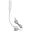 Generic Lampada da lettura e macchina da cucire a LED a doppia funzione, base magnetica, con alimentazione USB, oscuramento touch, materiale ABS, bianco, collo d'oca regolabile