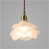 CYMHJ Lampadari a sospensione in vetro a forma di fiore, lampada a sospensione da soffitto con petali di rosa anticati, piccolo lampadario moderno nordico, for sala da pranzo, tavolo da cucina, isola, lavan