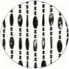 SpazioTessile Tenda Perline Colorate In PVC Antimosca Universale per Porta Finestra 8 Varianti (Nero, 100x220 80 Fili)