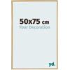 yd. Your Decoration - Cornice 50x75 cm - Faggio Chiaro - Decorativa Parete in Plastica con Vetro in acryl - Antiriflesso - 50x75 Cornice - Evry