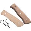 Milageto Manico per Coltello da Macellaio Manico per Coltello in Legno Coltello Portatile Accessorio per Coltello da Cucina Manico di Ricambio per Campeggio
