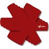 Lagostina Ingenio Smart, Set Proteggi Padelle Antiaderenti, Separatore, Versatile, Pratico e Funzionale, Cotone, 4 Pezzi, Rosso