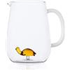 Ichendorf Milano Brocca Tartaruga | Collezione Animal Farm | 167 cl | Vetro Borosilicato | Fatto a Mano