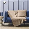 HABITA 33 HOME Telo copridivano 3 posti 250x280 cm universale - copridivano antigraffio gatto e cane, sofa cover decorativa per divani e poltrone, copridivani eleganti e resistenti (Beige Sorrento)