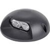 VSHENG Segnapasso LED Esterno Faretti Da Pavimento IP66 Impermeabile AC85-265V Illuminazione Laterale Singola Luce Sotterranea per Giardino Strade Ringhiera Recinzione Lampada Da Paesaggio(Warm white,