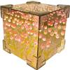 ycezw Lampada notturna a di tulipani, lampada da tavolo a di tulipani, lampada da tavolo a di, lampada da comodino da scrivania, illuminazione ambientale, decorazione per la