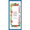 MG Design Cornice 35 x 80 cm - colore Blu, in legno, con vetro acrilico - da appendere in verticale o in orizzontale, senza sfondo, per foto, poster, puzzle